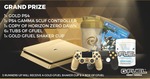 Win a Gold Playstation 4 Console Bundle Worth $1,023 or 1 of 5 G FUEL Prize Packs from Gamma Enterprises