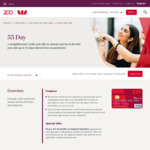 Westpac Credit Card - No Annual Fees, $200 Cashback for Spending $400 (90days)