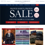 Charles Tyrwhitt - Shirts for $39 and $10 off $75 spend + $12.95 shipping