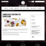 Win a Chinese New Year High Tea for 4 at The Shangri-La [Open Australia-Wide but Prize Location Is Sydney NSW]