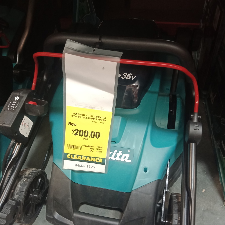 Makita battery deals lawn mower bunnings