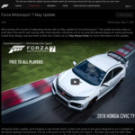 [XBOX1 & PC] Forza Motorsport 7 Free Car: 2018 Honda Civic Type R