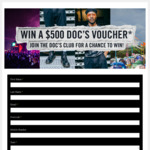 Win a $500 Voucher from Dr Martens