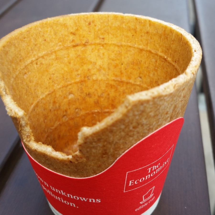 [VIC] Free Coffee with Edible Cup The Economist, Melbourne Southern Cross Station (At the