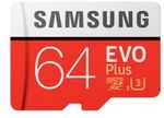 Samsung EVO PLUS MicroSD Card 64GB US $12.42 (~AU $16.92) Delivered @ Zapals via App