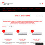 RINNAI G Series Split System Air Conditioner with Wi-Fi - 2.5kw $678 @ Immerge Group [SE MELB]