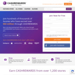 Cashrewards - $15 Welcome Bonus Just for Spending $25 or More at Any Store within 30 Days of Joining [New Members Only]
