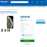 [NSW] iPhone XS 64GB $1459 @ Officeworks, Hoxton Park