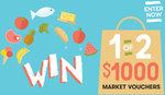 Win 1 of 2 $1,000 South Melbourne Market Vouchers from City of Port Phillip