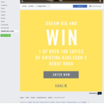 Win 1 of 110 Copies of of Kristina Karlsson’s Book ‘Your Dream Life Starts Here’ from Kikki.K