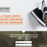 Win Kustom Shoes and Surfboard Worth $1,500 from Kustom