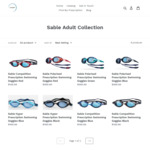 20% off Sable Adult Prescription Swimming Goggles (Starting Price $96 + $10 Shipping) @ Clensify