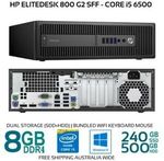 [Refurb] HP Elitedesk 800 G2 SFF i5-6500, 8GB DDR4 RAM, 240GB SSD Win10Pro $374.99 Delivered @ Bufferstock eBay