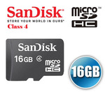 16GB Sandisk Micro SDHC Card (Class 4) $23.95 from CrazySales (FREE SHIPPING)