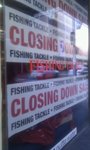 Fishing Tackle Closing down Sale at SYDNEY CBD