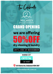 [NSW] 50% off All Dry Cleaning and Laundry @ Michel's Dry Cleaners (Chatswood)