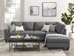 [VIC] Preston 4S Chaise Sofa $595 (LS02) Brand New Grey (10% off) and Free Delivery This Weekend @ Banana Home