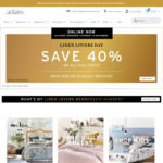 40% off Full Priced Items + 20% off Already Reduced Items (+ Free Delivery) @ Adairs (Linen Lovers Membership Required)