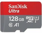 SanDisk Ultra Micro SD Card 128GB 100MB/s Mobile Card $13.89 + Delivery (Free with eBay Plus) @ FTT eBay