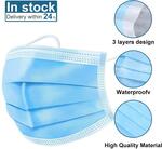 Three-Layer CE Listed Face Mask (50 Pack) - US $19.5 / AU $31.92 Delivered @JASGOOD