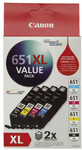 Canon - CLI-651XL - High Yield Ink Cartridge Pack $5 (Was $79), Canon Zink Photo Paper 2"X3" (50 Sheets) - MPPP50 $5 @ Bing Lee
