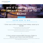 Win a Sunshine Coast Getaway for 2 Worth $3,082 from Our Vacation Centre