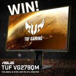 Win an ASUS TUF VG279QM 280Hz G-Sync 27" Monitor Worth $689 from PC Case Gear