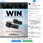 Win a  BlackVue HD Dash Cam Worth $629 from Repco