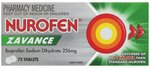 Nurofen Zavance Fast Pain Relief Tablets 200mg Ibuprofen 72 Pack $9.99 (Was $14.99) + Delivery ($0 with $50 Spend) @ VITAL+