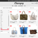 50% off Borbonese Designer Bags from $101 + Delivery (Free with $149 Spend) @ Classysy