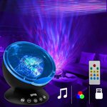 35% off Ocean Wave Projector Music Night Light $23.39 (Was $35.99) + Delivery ($0 with Prime / $39 Spend) @ K KBAYBO Amazon AU