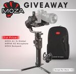 Win a Moza Air2s Gimbal + Mirfak N2 Microphone + Backpack or 1 of 2 Moza Air Gimbal, Mirfak N2 + Backbacks @ C.R.Kennedy Imaging