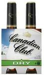 Canadian Club Dry 4.8% Bottle 4x330ml $15 + Delivery (Was $23) @ Coles Online