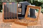 Nespresso Bamboo Coffee Storage Set $37
