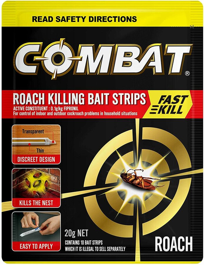  back order combat roach bait strips with fast kill action