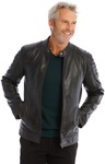 Reserve Lucaston Biker Leather Jacket (Brown: Size S-5XL) $74.25 (RRP $299.95) Delivered @ Myer
