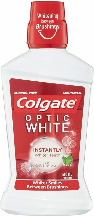 Colgate Optic White Mouthwash 500mL $3 ($2.70 S&S) + Delivery ($0 with ...