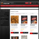 Outback Crackle Pork Crackle 10 Individual Bags 25g each or 250g Keto $10.00 + $9.90 Shipping @ Outback Jerky