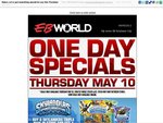 25% off XBL Points, 30% off Razer, 160GB PS3: $284 etc: EB Games One Day Sale - Thurs 10th May