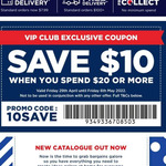 Save $10 with $20 Spend (Free VIP Membership Required) + $7.99 Delivery ($0 C&C/ $100 Order) @ Spotlight