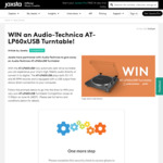 Win an Audio-Technica AT-LP60xUSB Turntable from Jaxsta