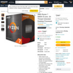 AMD Ryzen 7 5800X CPU without Cooler US$245.99 + US$11.13 Delivery + US$25 GST (~A$420) @ Amazon US