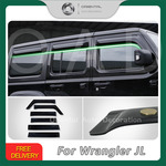 6pcs Weather Shields $155, Bonnet Protector $109 (Expired) for Jeep Wrangler JL Delivered to Metro @ Oriental Auto Decoration