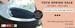 TOTO Bidet/Toilet Seat Sale: e.g. TOTO TCF6632AU Washlet $1299 (13% off RRP), Free Delivery @ Austpek Bathrooms