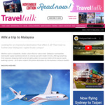 Win 2 Return Flights for 2 to Kuala Lumpur + a 2 Night Stay at PARKROYAL COLLECTION from Traveltalk Magazine