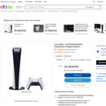 Sony PlayStation 5 Digital Edition $589.95 Delivered @ Sony eBay