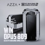 Win an AZZA Opus 809 PC Case or 1 of 10 copies of PC Building Simulator 2 from AZZA