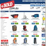 Tatonka Outdoor Bags 12 Styles Upto 84% off. Ex: Ladies Hiking Daypack $189 RRP Sell $29.99