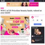 Win 1 of 20 Priceline Beauty Hauls Worth over $320 from Mamamia