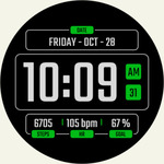 [Android, WearOS] Free Watch Face - DADAM50 Digital Watch Face (Was $0.69) @ Google Play